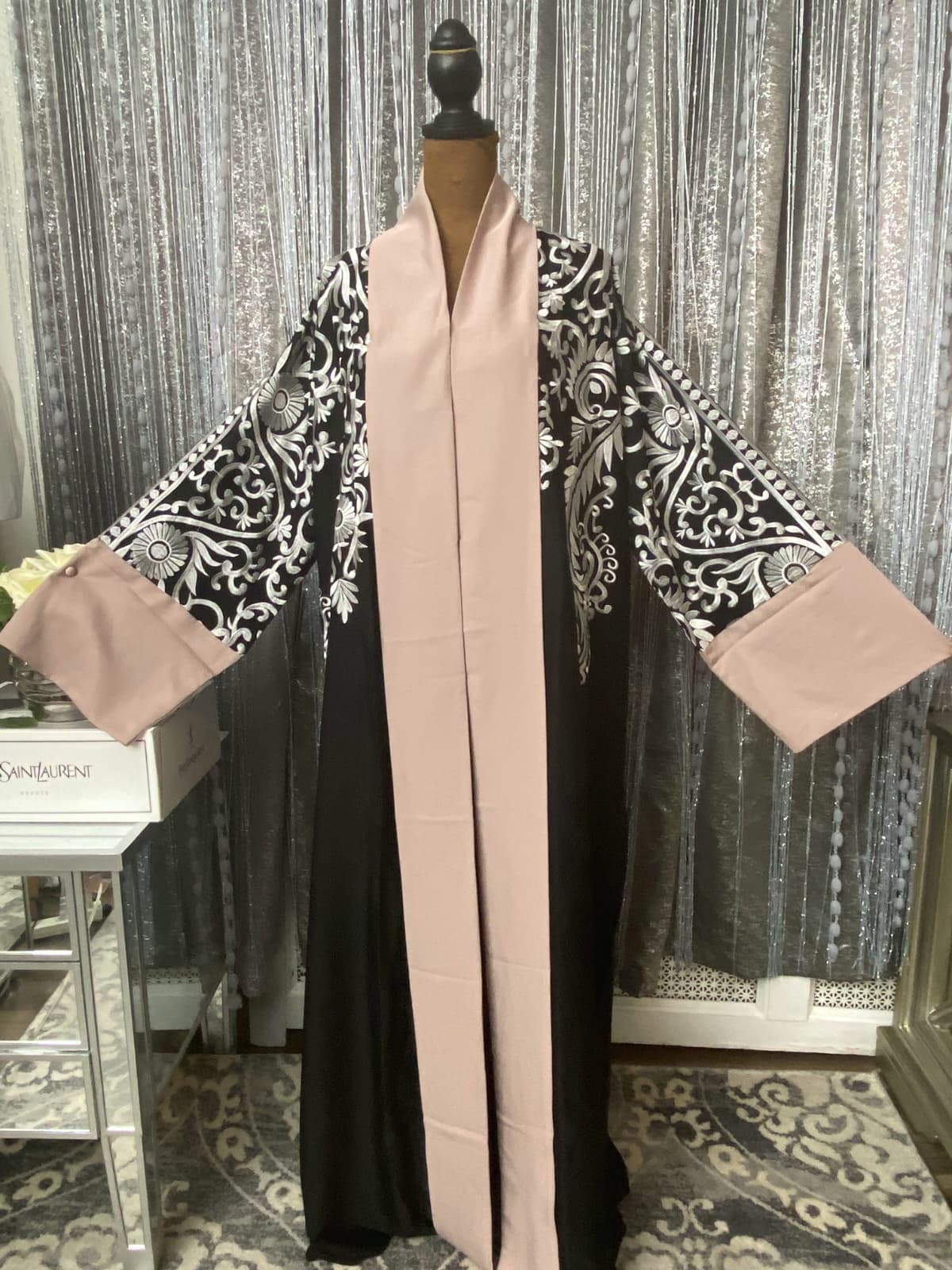 Noir Elegance Embroidered Abaya