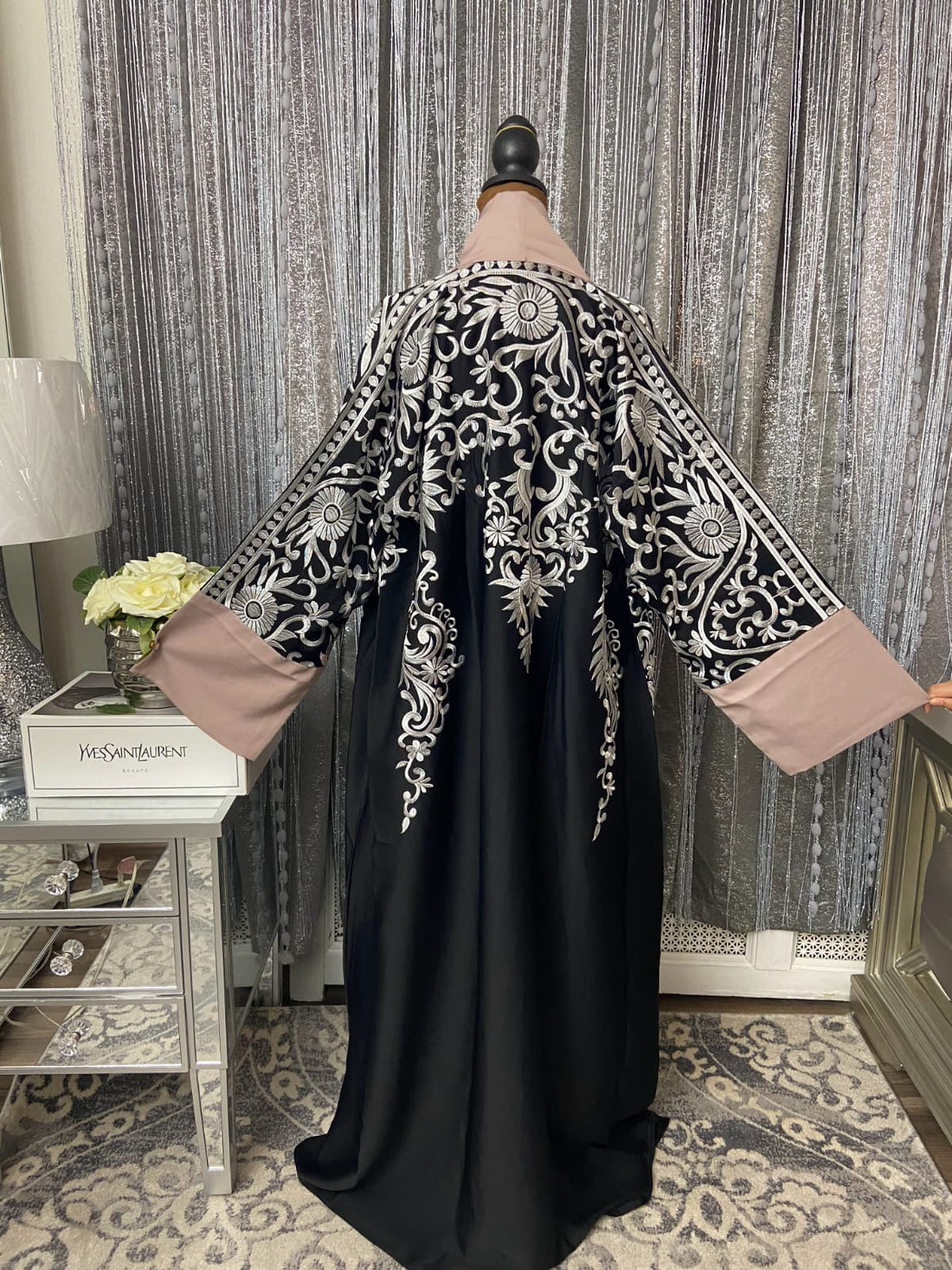 Noir Elegance Embroidered Abaya