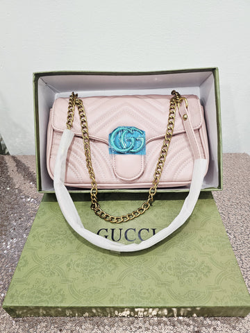 Gucci GG Marmont Small Matelassé Chevron Shoulder Bag
